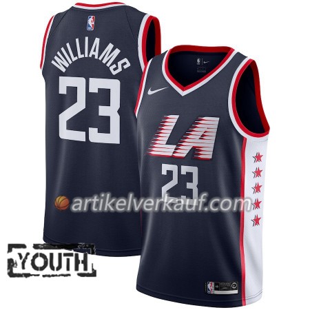 NBA LA Clippers Trikot Lou Williams 23 2018-19 Nike City Edition Navy Swingman - Kinder